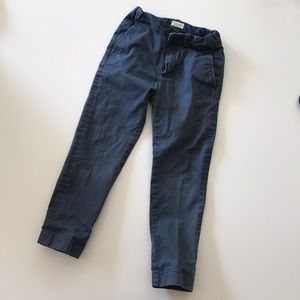 Boy blue chino cotton dress pants sz 6 crewcuts